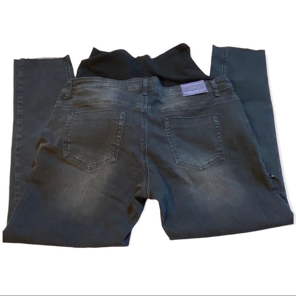Convertible Maternity Jeans Skinny Forever Fit by Reform Jeans NWT Black Size 10 - Picture 2 of 16